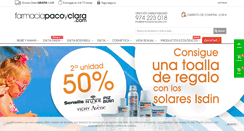 Desktop Screenshot of farmaciapacoyclara.com